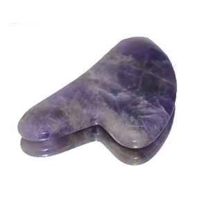 Améthyste naturelle Gua Sha Tabourets Amélioration du visage Beauté Corps Universel Gua Sha <span class=keywords><strong>Pierre</strong></span> Multifonction Canaux de Santé et Collat - Product Image 1
