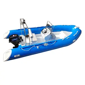 2022 Year 7 People Rigid Hull Fiberglass Rib470 Boat Rigid Inflatable