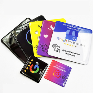 Etiqueta adhesiva epoxi NFC para reseñas de Google/Placa de comentarios para tarjetas de visita 13.56mhz para ventana Instagram/<span class=keywords><strong>Facebook</strong></span>/Yelp/Tripadvisor/Snapchat - Product Image 4