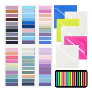 3600 Hojas de Etiquetas Adhesivas de 180 Colores, Marcadores Transparentes para Anotaciones de Libros, Marcadores de Páginas Escribibles, Notas Adhesivas Coloridas - Product Image 1