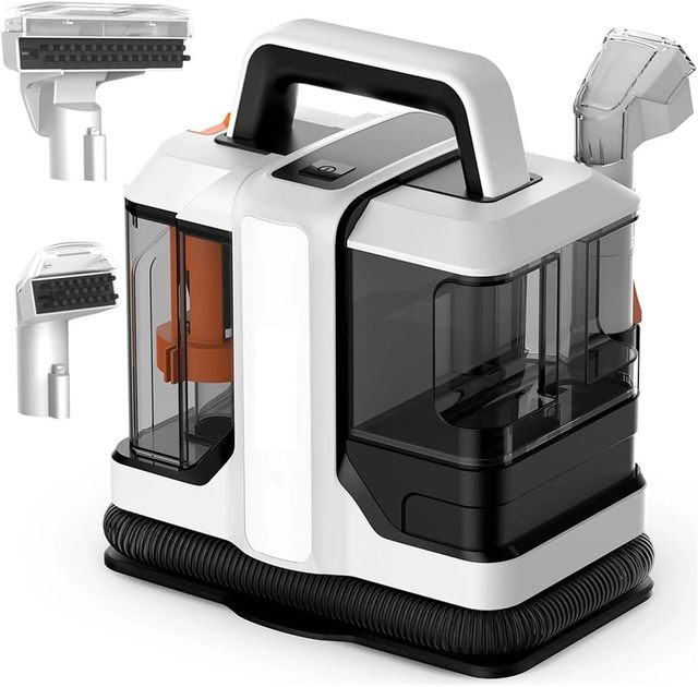Spot & Carpet Cleaner Machine Dual Tank Sofa Mattress & Upholstery Car Seats Portable Compact Storage for Hotel Use