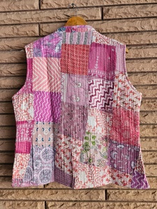 Hot Sale Premium Handmade Cotton Quilted Jacket Floral Pattern Casual Boho Style for Women Winter Coat Soft - Product Image 6