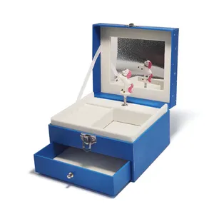 Unicorn Music Box Jewellery Box Packaging for Girls   Boys Gift Ballerina Wooden Musical Jewelry Box Kid Toys Hand Cranked