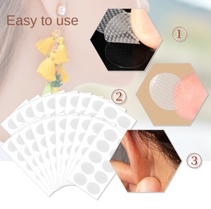 Fábrica Direta PE Respirável Earlobe Suporte Brincos Proteção Invisível Adesivos para Orelha Buracos Anti-Expansão para Festa - Product Image 6