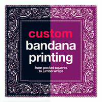 Bandana personnalisé imprimé pour les cadeaux d'entreprise Salons professionnels et campagnes marketing avec intégration de logo personnalisé