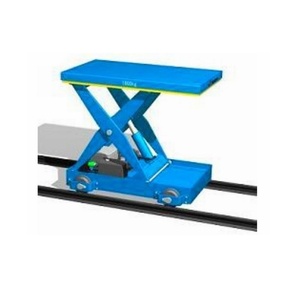 Plataforma de trabajo autoelevable sobre rieles, elevador electrohidráulico sobre rieles, plataforma elevadora autopropulsada sobre rieles - Product Image 1