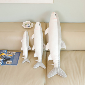 定制标志刺绣各种鱼毛绒玩具吉祥物礼品 - Product Image 5