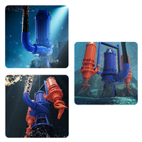 Pompa Lumpur Listrik Submersible Seri ZJQ, Pompa Hisap Pasir Tahan Aus dari Paduan Krom Tinggi dengan Pengaduk untuk Pengerukan Sungai