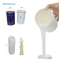 Caoutchouc de silicone liquide 1:1/10:1 pour la fabrication de moules en silicone, caoutchouc de silicone RTV-2