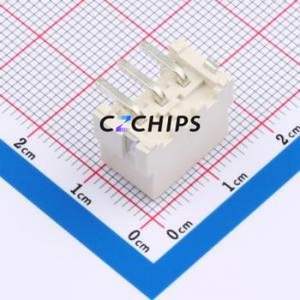 WAFER-VH3.96-3PLB Wire-to-Board Pin Header SMD,P=3.96mm Connector 1x3P 3.96mm Vertical Mount VH - Product Image 2