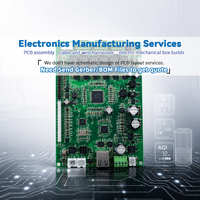 Fournisseur professionnel de PCBA IoT, fabrication OEM SMT, certifié ISO9001, surface HASL pour thermostat intelligent, humidité, qualité de l'air