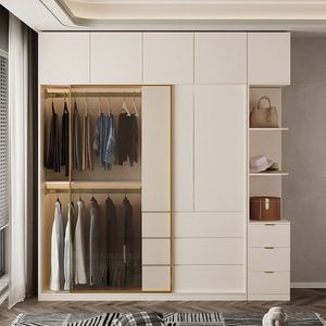 Modern Armoire Chambre Closet Systems Organizers Closet <b>Shelves</b> Wardrobe Organizer for <b>Clothes</b> Luxury Bedroom Sets Furniture - Product Image 4