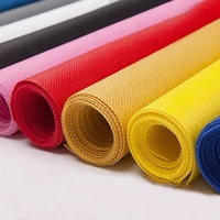 Rouleaux de tissu non tissé en polypropylène PP 100% coloré Henghua, respirant, TNT, non tissé, matière textile