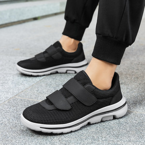 Chaussures de marche pour femmes à largeur étendue, en maille respirante, à bout rond, semelle EVA, sportives, toutes saisons, à enfiler, confortables pour personnes âgées - Product Image 2