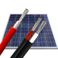 HUAQI Flexibles 6 mm2 H1z2z2-K Batterie-Stromkabel Einadriges reines Kupfer-Solar kabel mit PVC XLPE-Isolierung für Kraftwerke