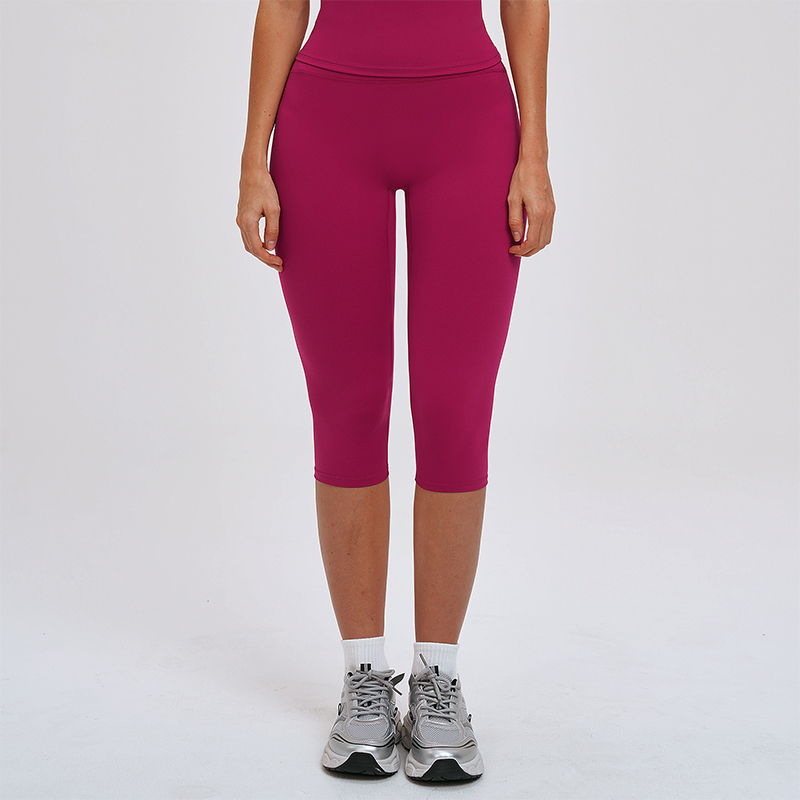 Pantalon mi-long - Rouge framboise