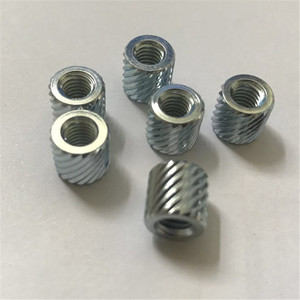 Non Standard Knurled Nuts Steel Cylindrical Internal Thread Hardware Parts Grade A Customizable Size - Product Image 1