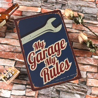 Panneau métallique personnalisé vintage tendance 2026, 20x30CM, pour Man Cave, Panneaux de signalisation de risque, Panneau mural en étain pour Bar, Club, Pub