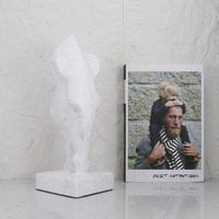 Sculpture abstraite en marbre, artisanat de style nordique, décoration moderne pour salon, art créatif, ornements pour la maison