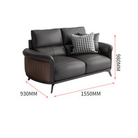 Yazhi haute qualité moderne Commercial sectionnel canapé meubles bureau de direction réception sièges modulaires ensemble de canapés en cuir