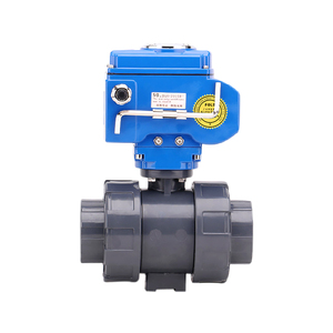 วาล์วบอลพลาสติกไฟฟ้าแบบอัจฉริยะ 2 ทาง DC24V 220VAC ผู้ผลิตวาล์วบอล <span class=keywords><strong>PVC</strong></span> ไฟฟ้าสำหรับน้ำ - Product Image 3