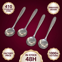 Ensemble de couverts légers en acier inoxydable miroir pour hôtels et restaurants – Couteau, fourchette, cuillère – Vaisselle pour service de table et traiteur