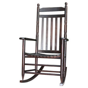 Handgemachte traditionelle amerikanische Petite Wood Schaukel stuhl weiß im Freien Schlafzimmer Hotel School Park Apartment Gym für Home Office - Product Image 3