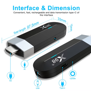 Mortal pour S500 Mini Portable Android 11.0 Amlogic S905Y4 Quad Core <span class=keywords><strong>TV</strong></span> <span class=keywords><strong>Stick</strong></span> 4K 2.4G/5GHz WIFI 2GB/4GB 16GB/32GB - Product Image 5