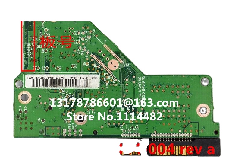2060-701444-004 HDD PCB Логическая плата WD800AAJS WD1600AAJS 250G 500G 2060-701444-000 2060-701444-004 печатная плата 2060-701444-600