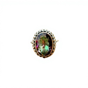 Anillo de topacio místico Natural, joyería de plata de ley 925, Gema 2022, precio de fábrica al por mayor - Product Image 1
