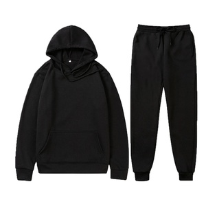 Two Piece <b>Set</b> Men Hoodies Pants Autumn Winter Hooded Sweatshirt Sweatpants Men Pullover Hoodie Unisex Sweatpants and Hoodie <b>Set</b> - Product Image 1