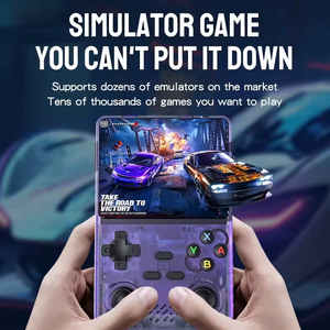 คอนโซลเล่นเกมมือถือ RX6S P Retro คอนโซลเกมลินุกซ์ระบบหน้าจอ3.5นิ้ว R36S IPS เครื่องเล่นวิดีโอแบบพกพาขนาดพกพา64GB เกมของขวัญเพื่อน - Product Image 3