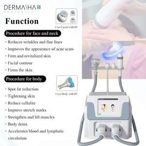 Appareil de Massage Corporel et Lifting Facial 360°, Machine Amincissante par Cryolipolyse, Technologie RF, LED Cryo Shock, Congélation Thermique + Dispositif Amincissant <span class=keywords><strong>EMS</strong></span> - Product Image 6