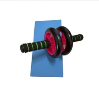 Roue abdominale multifonctionnelle automatique NJ, construction en acier et plastique, pour usage domestique, équipement d'exercice durable et unisexe
