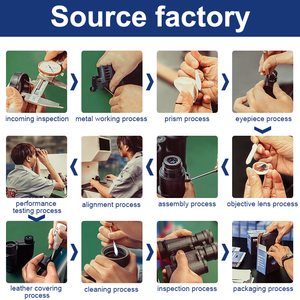 BIJIA 8x22 Red Kids Binocular Pequeño Compacto Ligero BAK7 Prisma Lente totalmente recubierta Visión óptima para conciertos Teatros Óperas - Product Image 5