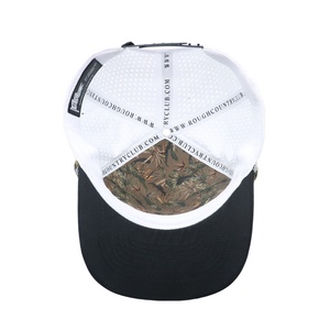 Custom Sporty 5 Panel Unisex 3D Embroidery Letter Logo <b>Waterproof</b> Performance Golf Rope <b>Hat</b> with Tee Holder - Product Image 3