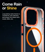    Coque de téléphone transparente à chargement sans fil pour iPhone 17 16 15 14 13 12 Pro Max 15 Plus 17 Air, avec support magnétique