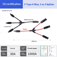 Adaptateur Solaire Photovoltaïque Indeco Mâle-Femelle, Connecteur en Nylon, Accessoires, Câble en Cuivre 30A, Alimentation 1000V