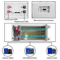 Kits DIY Verticaux en Stock en Pologne 16S 51.2V 280-314Ah Boîtier de Batterie Assemblage Complet avec Tous les Accessoires DDP Livraison en 3~5 Jours