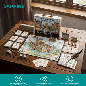 <span class=keywords><strong>Jeu</strong></span> <span class=keywords><strong>de</strong></span> cartes sur l'histoire européenne médiévale, souvenirs <span class=keywords><strong>de</strong></span> la galerie d'art Renaissance, en velours laminé indéchirable, certifié ICTI - Product Image 1