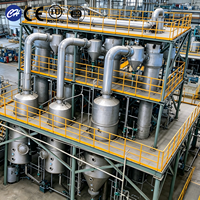 Unidad de Cristalización por Evaporación Multiefecto de Alta Eficiencia para Cloruro de Potasio, Acero Inoxidable SS304, CE ISO, para Uso Industrial