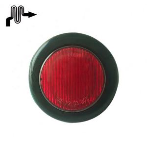 2 "Inch Round 9LED Side Marker Amber/Red w Pig Tail <span class=keywords><strong>Position</strong></span> Indicator Waterproof Light for Truck Trailer RV Caravan Tray-back - Product Image 3