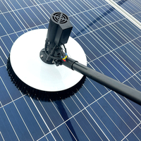 Machine de nettoyage de panneaux solaires SUNNOVA N3 à brosse rotative à tête unique en alliage d'aluminium, batterie 24V/28Ah, efficace, à vendre