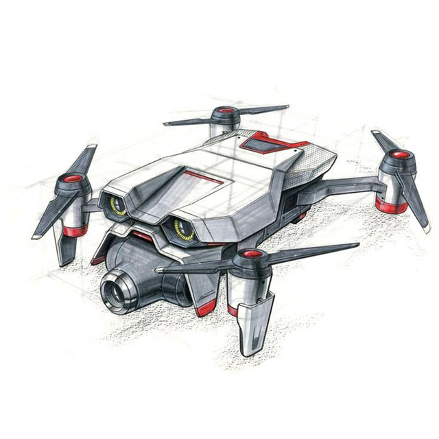 New Multi Rotor Drone Product Design and Development 2D/3D CAD Draw Service Custom Product Design and Manufacturing Service