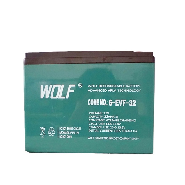 Wolf 6-EVF-32 12V 32AH Batteries for Electric Scooter