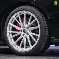 Jantes forgées personnalisées de 18 à 22 pouces à double 5 branches, concaves profondes, de luxe, pour véhicules sportifs VIP, 5x112 5x114.3 5x120 pour BMW Audi Tesla