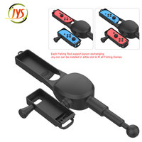 NSJoyCon JYS-NS192 Manette de jeu pour canne à pêche avec poignée droite et gauche, détection corporelle, simulation de rotor, matériau ABS, compatible iOS