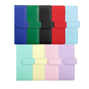 2022 A5 Leather Daily Budget Plan Money Organizer in 3 Rings Binder Planner Notebook