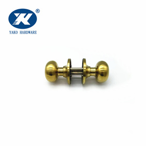 <span class=keywords><strong>Pomo</strong></span> de <span class=keywords><strong>Puerta</strong></span> Interior de Acero Inoxidable Chapado en Oro para Dormitorio o Baño - Product Image 2