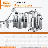 Machine de remplissage automatique d'eau minérale Eceng 28000BPH, ligne de production d'embouteillage à haute vitesse, équipement d'embouteillage d'eau, usine d'embouteillage